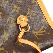 Louis Vuitton Neverfull MM Shoulder Tote Bag Monogram M40156