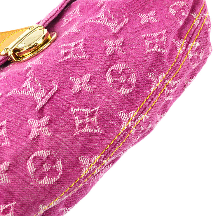 Louis Vuitton vintage denim bag in pink