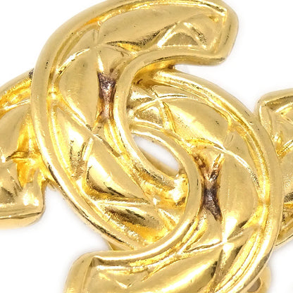 Chanel Quilted CC Earrings Clip-On Large 2459
