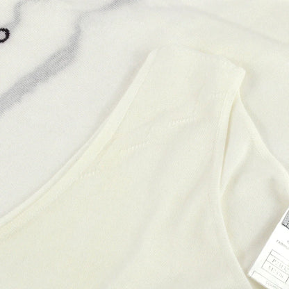 Chanel Sleeveless Tops White 04P #38
