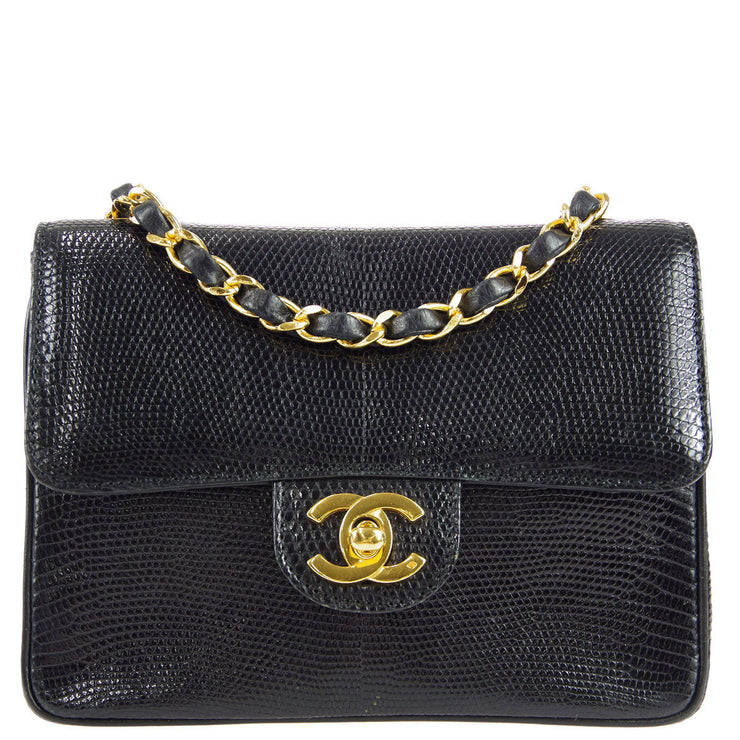 Chanel 1986-1988 * Classic Flap Mini Square Chain Shoulder Bag Black L –  AMORE Vintage Tokyo
