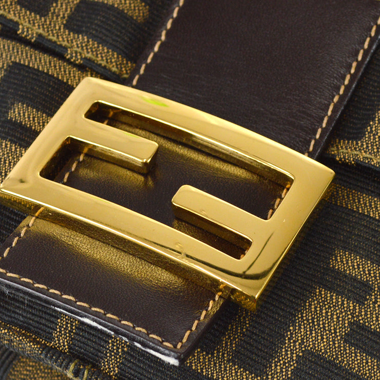 Fendi Zucca Shoulder Bag Wallet Pochette Brown – AMORE Vintage Tokyo