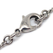 Chanel 2012 Crystal & Silver CC Necklace