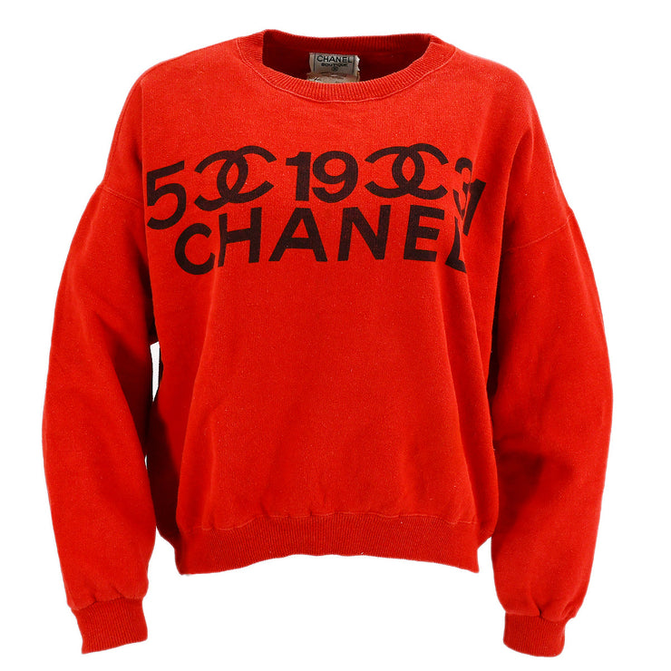 Chanel logo-print sweatshirt #M