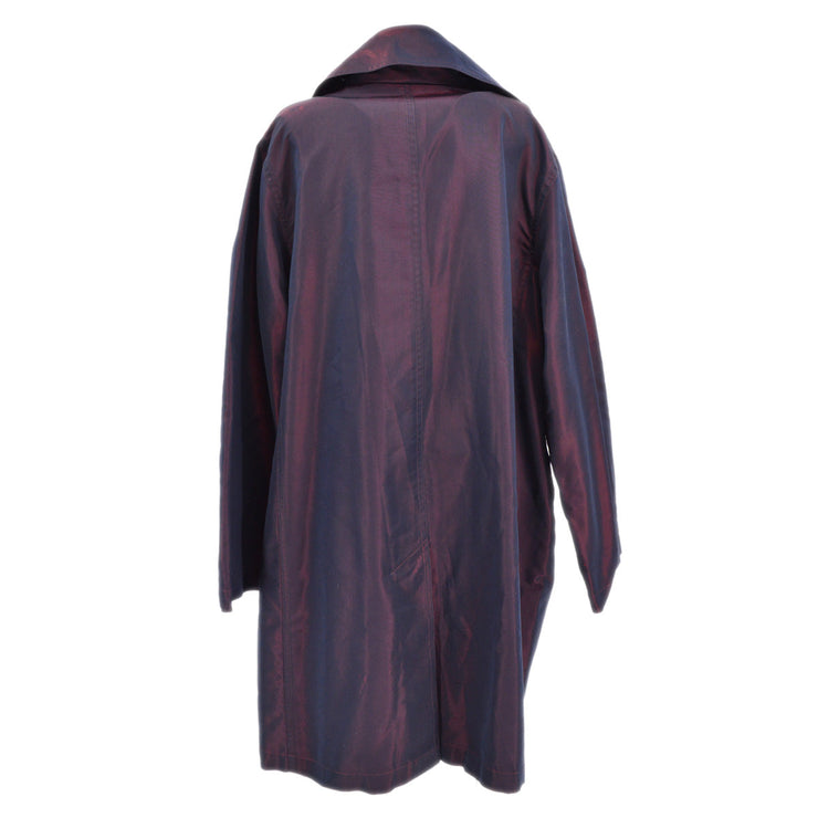 Chanel two-tone silk trench coat #38