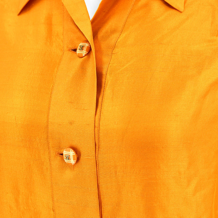 Chanel 1990 long-sleeve silk shirt #38