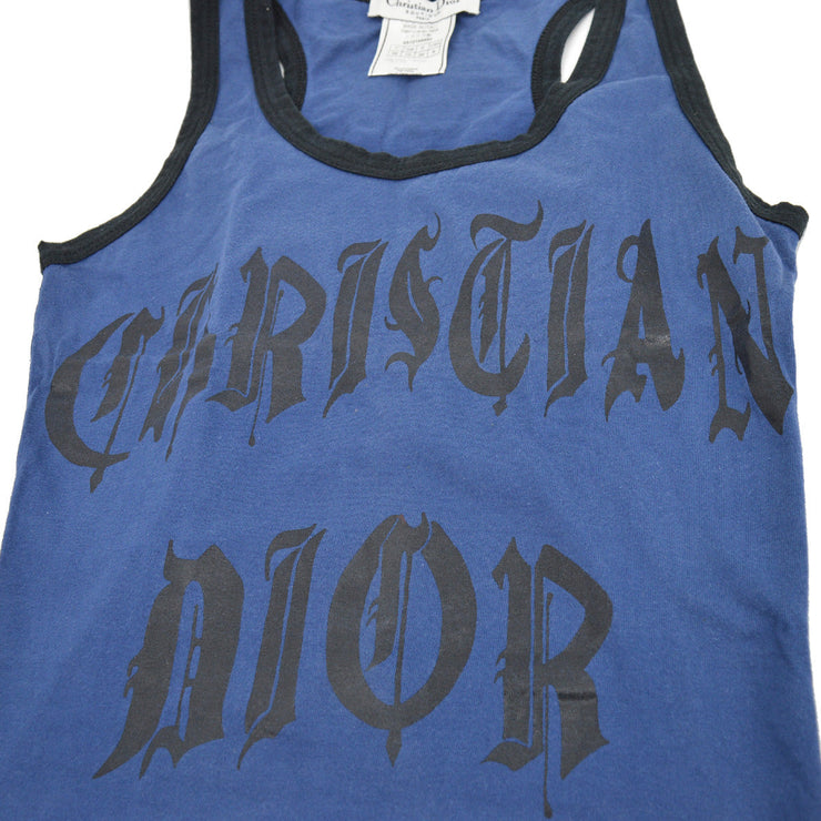Christian Dior 2002 logo-print cotton tank top #38