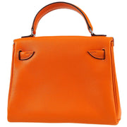 Hermes * 2000 Kelly Doll Orange Veau Gulliver