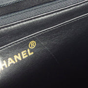 Chanel * 1991-1994 Embroidery Jumbo Classic Flap Bag