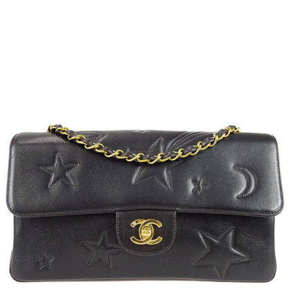 Chanel * 1994-1996 Star Stitch Classic Single Flap Medium