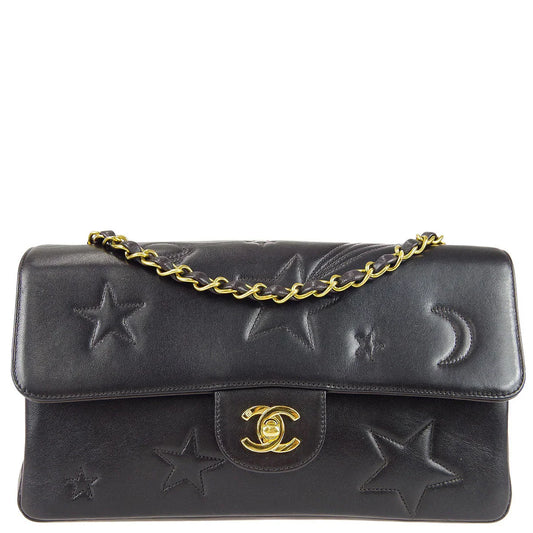Chanel * 1994-1996 Star Stitch Classic Single Flap Medium