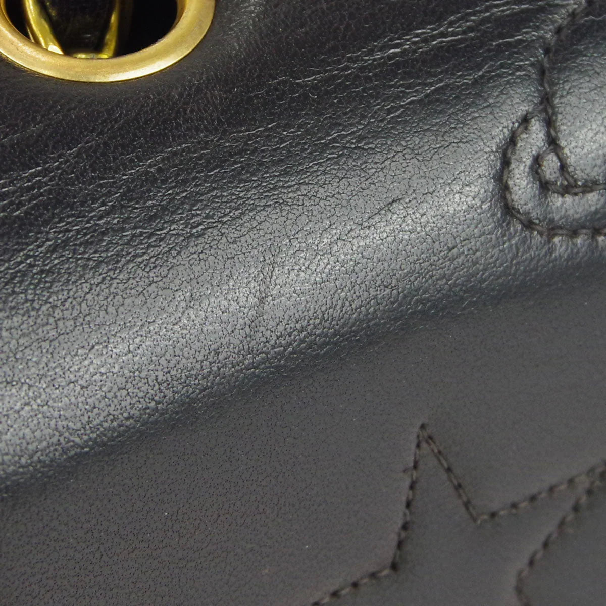 Chanel * 1994-1996 Star Stitch Classic Single Flap Medium