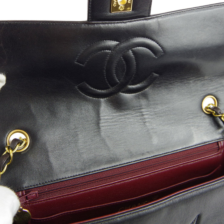 Chanel 1994-1996 Black Lambskin Jumbo Classic Flap Shoulder Bag – AMORE  Vintage Tokyo