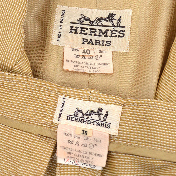 Hermes Setup silk suit #40 #36