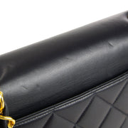 Chanel * 1991-1994 Black Lambskin Maxi Straight CC Flap