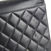 Chanel * 1991-1994 Black Lambskin Maxi Straight CC Flap