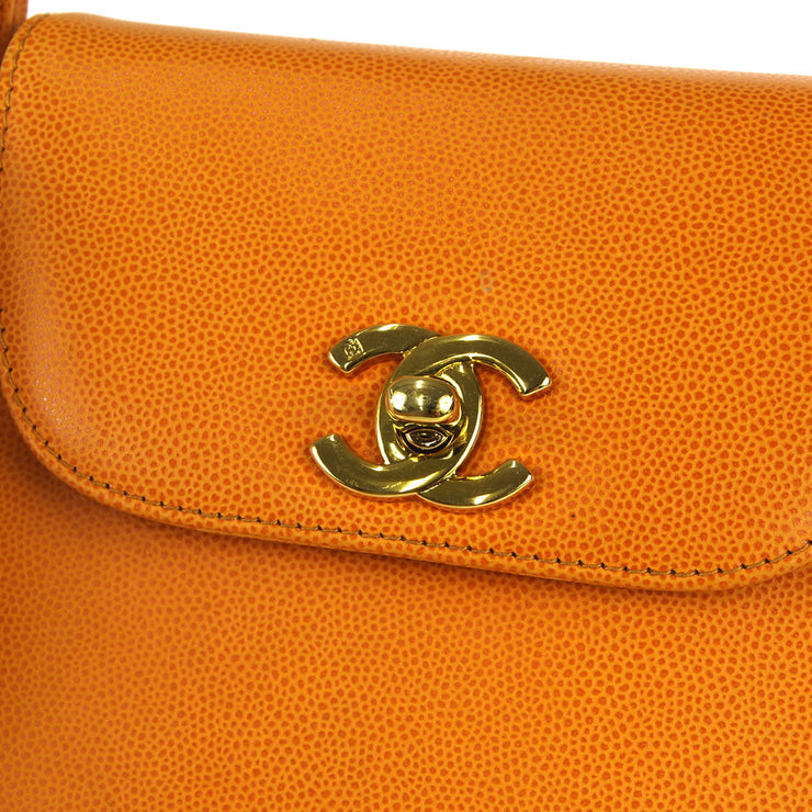 Chanel * 1997-1999 Shopping Handbag Medium Orange Caviar – AMORE