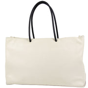 Chanel * 2008-2009 Essential Tote 40 White Calfskin