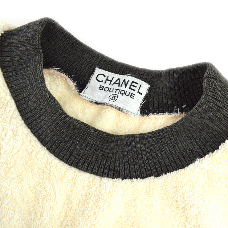 Chanel Cruise 1993 CC terry-cloth sweatshirt