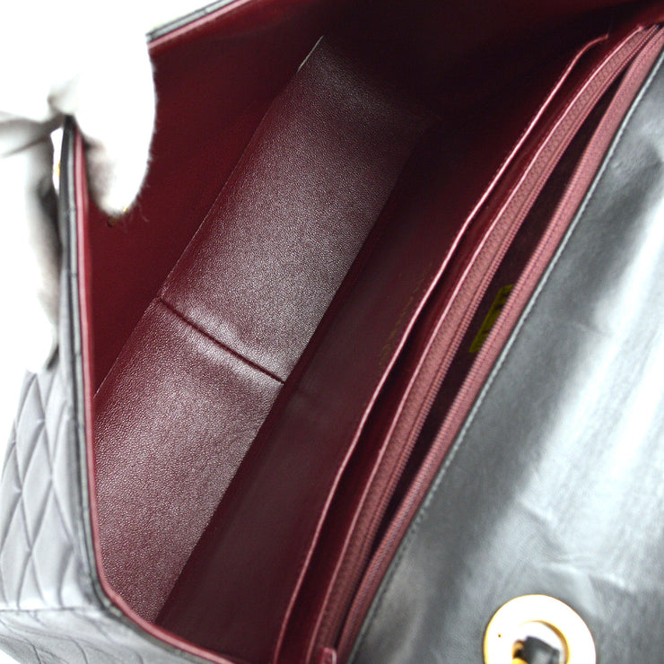 Chanel 2000-2001 Classic Flap Jumbo Chain Shoulder Bag Black Lambskin –  AMORE Vintage Tokyo