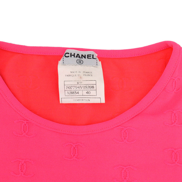 Chanel 1997 spring CC logo-embroidered cropped T-shirt #40 – AMORE Vintage  Tokyo
