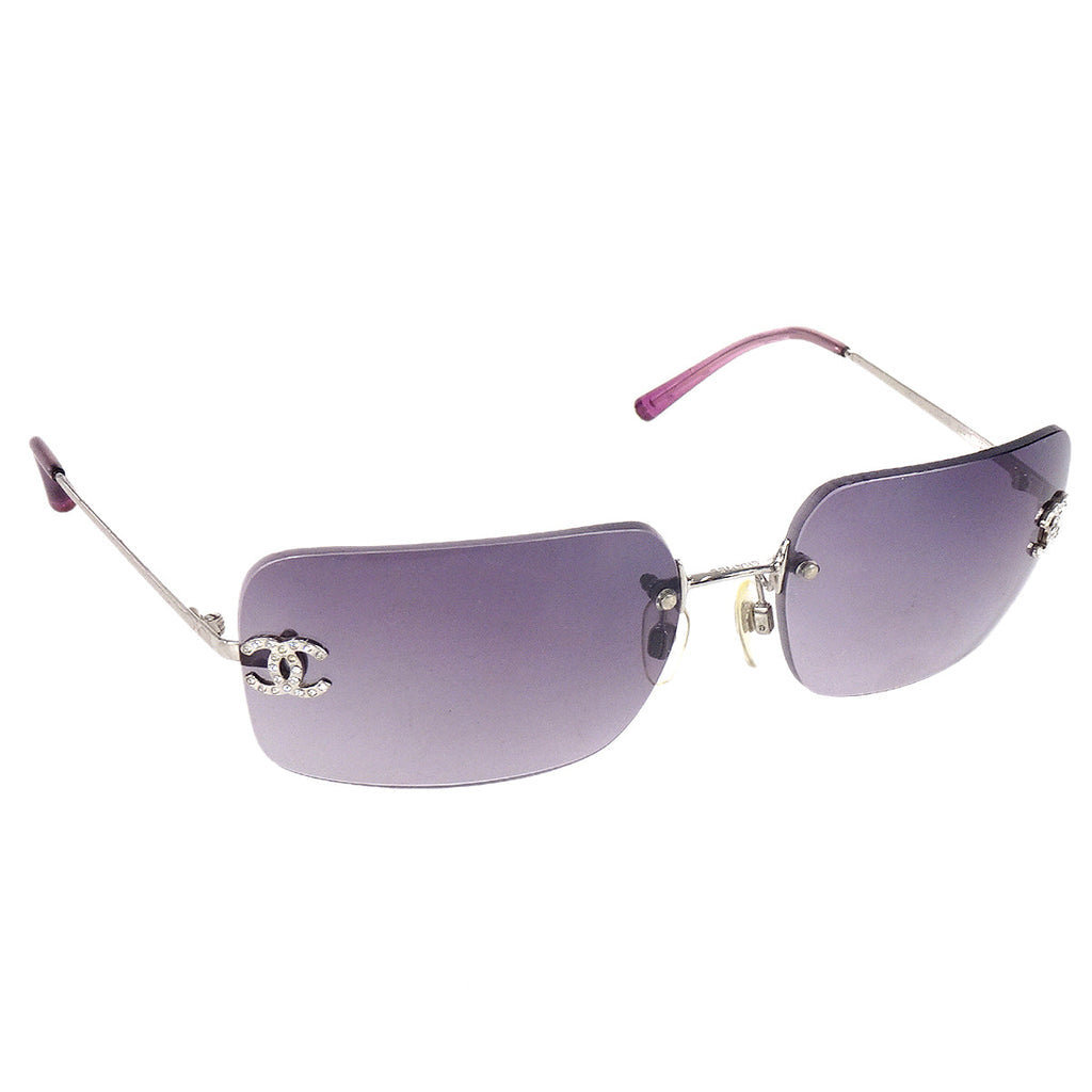 Chanel Sunglasses Eyewear Purple Small Good – AMORE Vintage Tokyo