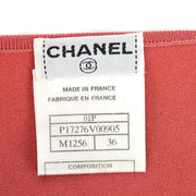 Chanel 2001 spring CC clover-jacquard sleeveless top #36