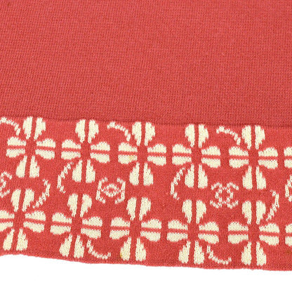Chanel 2001 spring CC clover-jacquard sleeveless top #36