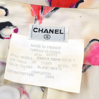 Chanel Lipstick Pattern Cotton Shirt #38