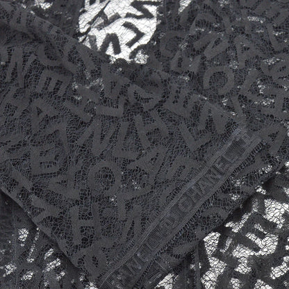Chanel 1998 Fall Logo Lace Open Cardigan #40