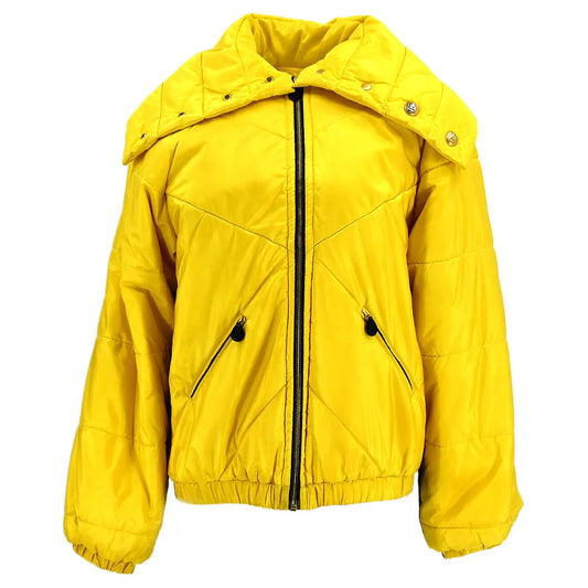Chanel 1996 fall logo-tape puffer jacket