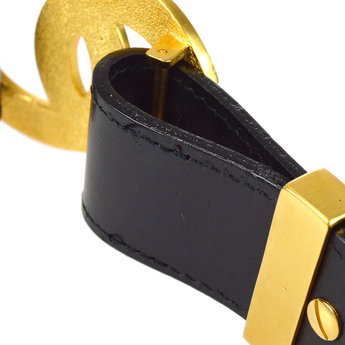 Chanel 1996 CC Buckle Belt Black #75 – AMORE Vintage Tokyo