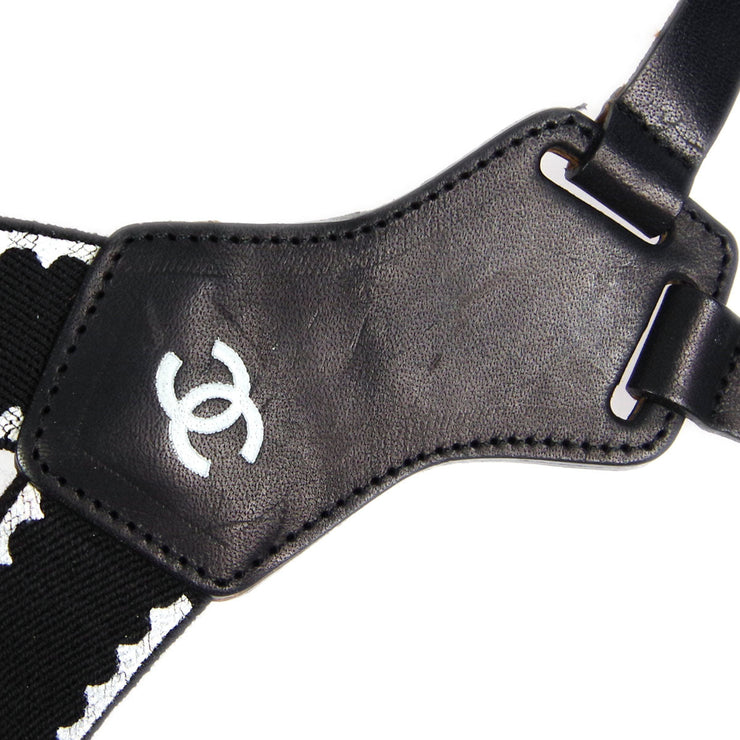 Chanel * Suspenders Black Small Good