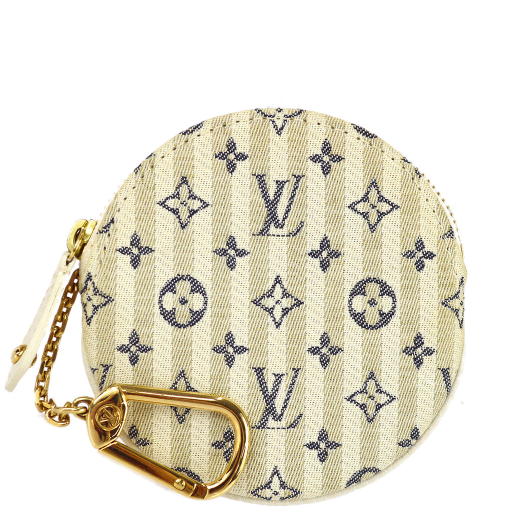 Authentic Louis Vuitton Mini Lin Croisette French Puse Wallet 