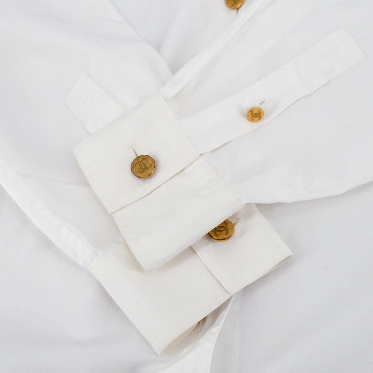 Chanel long-sleeve cotton shirt
