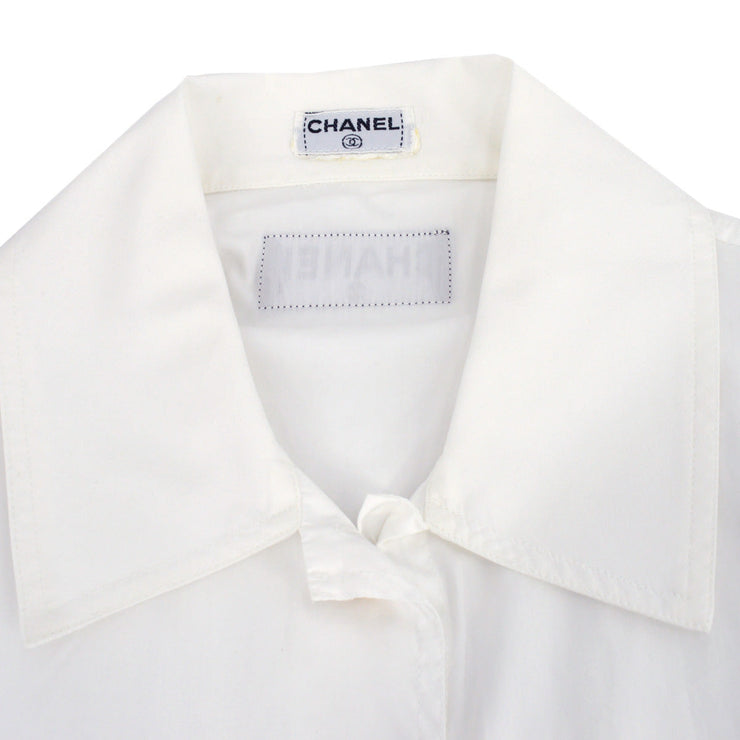 Chanel long-sleeve cotton shirt