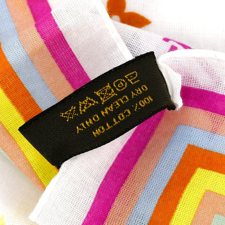 Louis Vuitton 2000s Multicolor Takashi Murakami Bandeau Scarf