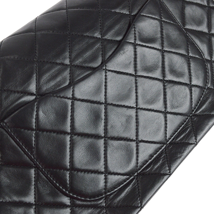 Chanel 1989-1991 Black Lambskin Medium Classic Double Flap – AMORE
