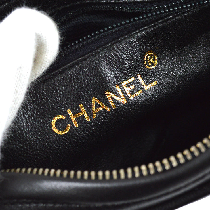 Chanel 1991-1994 Camera Bag Black Lambskin