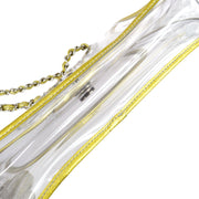 Chanel 2006-2008 Trimmed PVC Large Classic Single Flap Bag