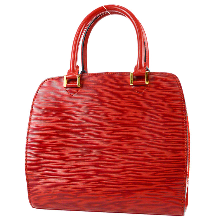 Louis Vuitton 1998 Pont Neuf Handbag Epi Red M52057