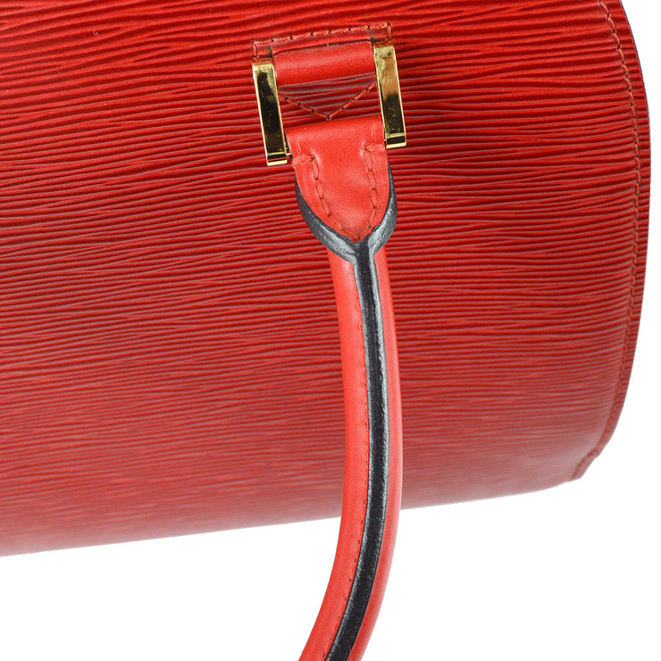 Louis Vuitton 1998 Pont Neuf Handbag Epi Red M52057