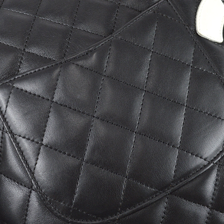 Chanel * Cambon Ligne Bowling Bag Black Calfskin – AMORE Vintage Tokyo