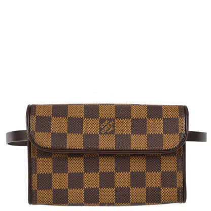 Louis Vuitton 2000s Damier Pochette Florentine #XS N51856
