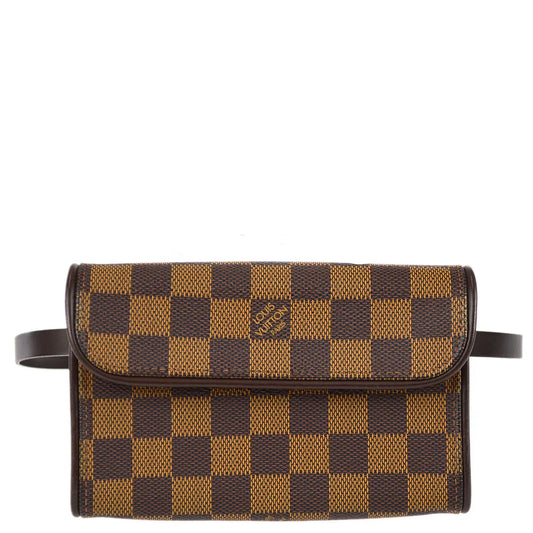 Louis Vuitton 2000s Damier Pochette Florentine #XS N51856