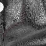 Chanel 1994-1996 Triple CC Bucket Chain Shoulder Bag Black Caviar