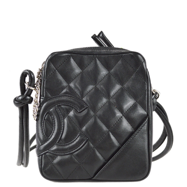 CHANEL, Bags, Chanel Cambon Black Leather Crossbodyshoulder Bag