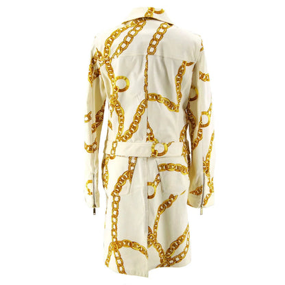 Celine 2000s Chain Print Skirt Suit #38