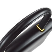 Hermes 1988 Piano Handbag Box Calf Black