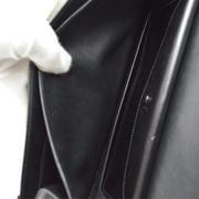 Hermes 1988 Piano Handbag Box Calf Black